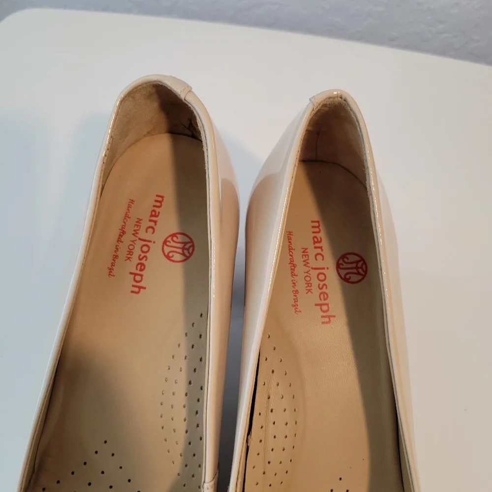 MARC JOSEPH NEW YORK MIDTOWN PATENT LEATHER PUMP IN NICE SIZE 9.5 NWOT